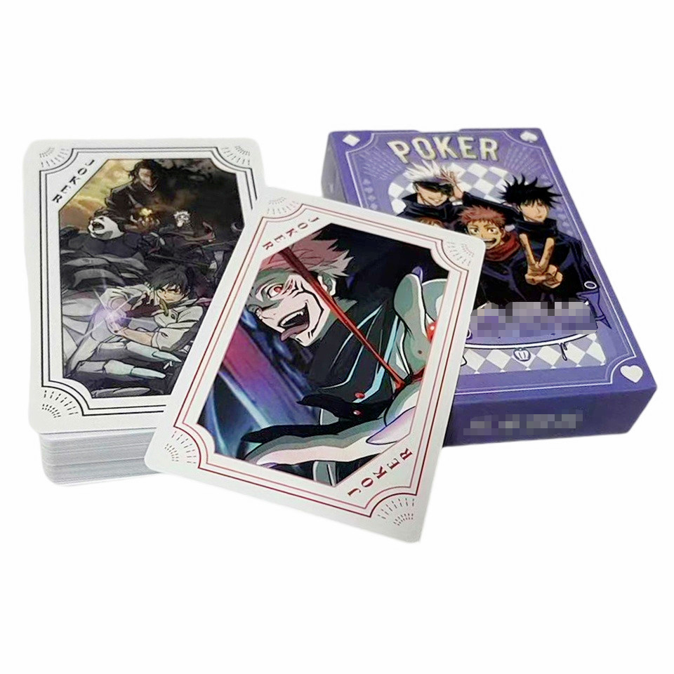 Card Game Deck - مجموعة ألعاب ورق جوجوتسو كايسن للأطفال،