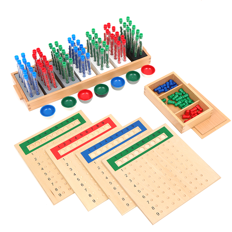 مواد الرياضيات مونتيسوري أنابي - مراجعة Board Game Youtube وسعره