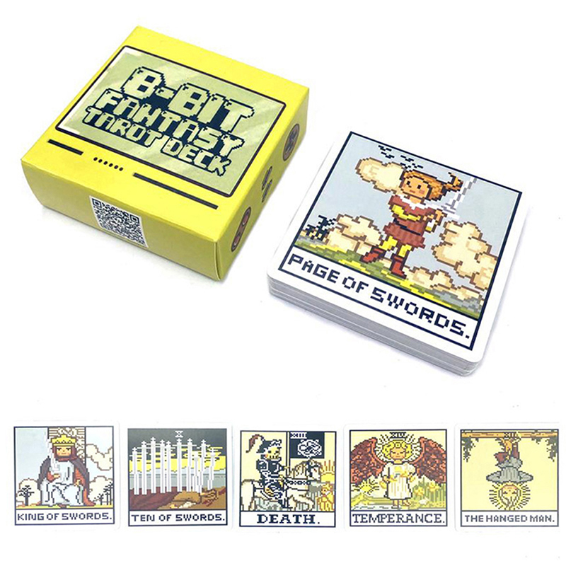 1 صندوق 8 بت الخيال التارو سطح - مراجعة Card Game Deck وسعره