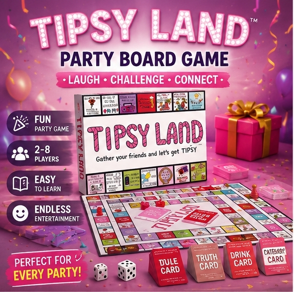 هدية للحفلات: لعبة تيبي لاند ل - مراجعة Board Game Land وسعره