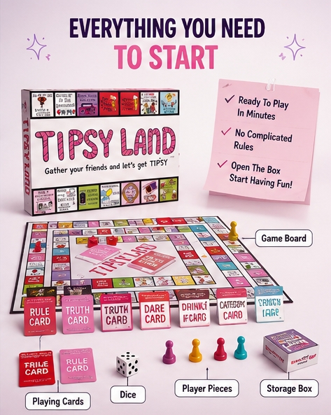 هدية للحفلات: لعبة تيبي لاند ل - مراجعة Board Game Land وسعره