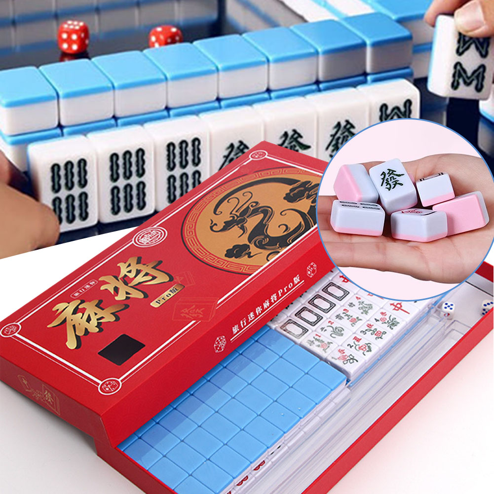 مجموعة ما جونغ صغيرة محمولة لل - مراجعة Board Game Mahjong وسعره