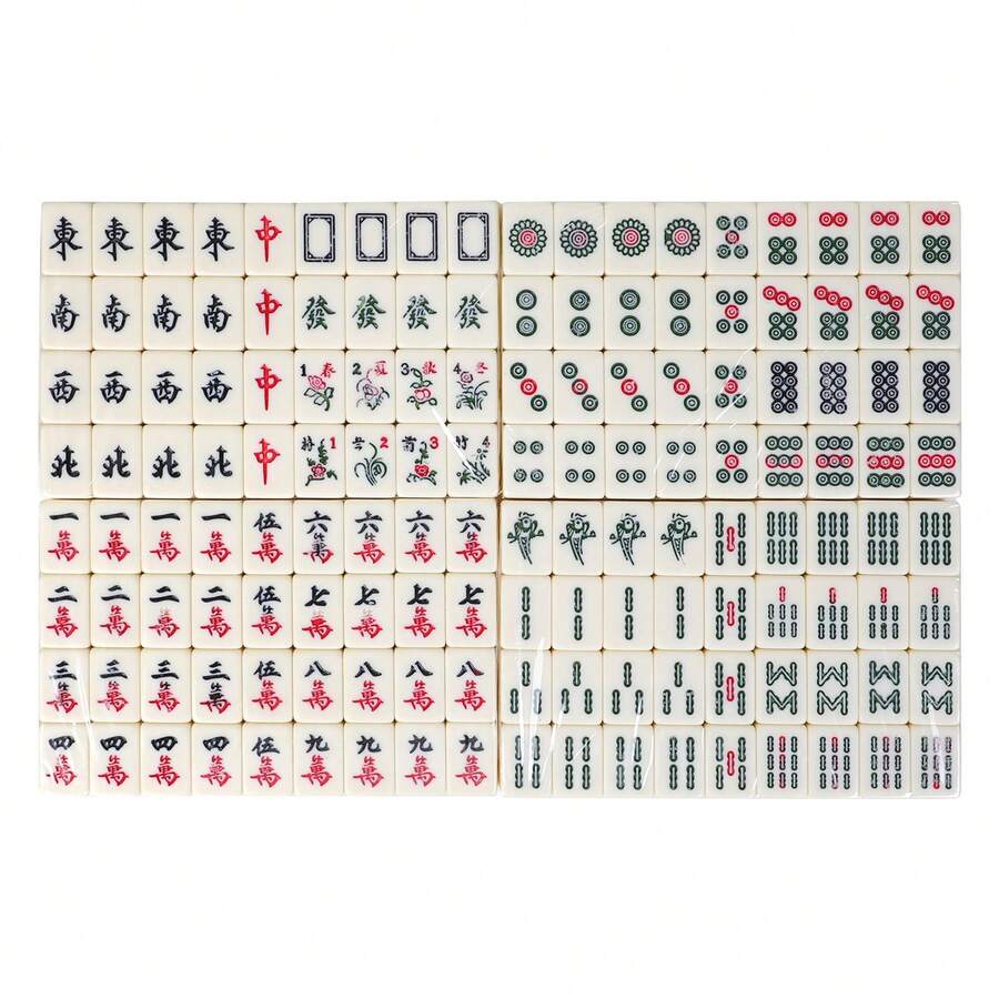 مجموعة لعبة الماهجونغ الصينية  - مراجعة Board Game Mahjong وسعره