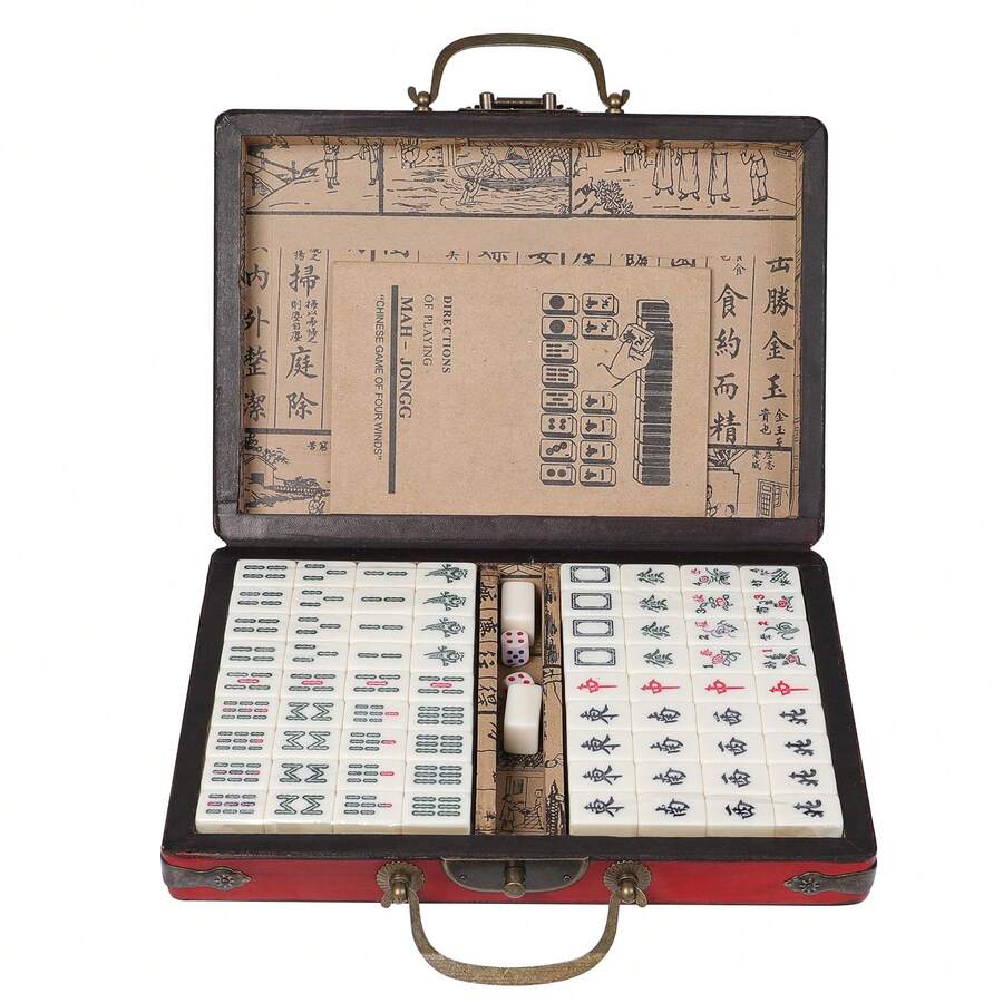 مجموعة لعبة الماهجونغ الصينية  - مراجعة Board Game Mahjong وسعره