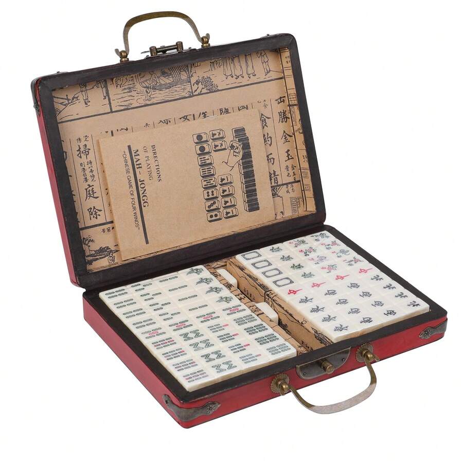 مجموعة لعبة الماهجونغ الصينية  - مراجعة Board Game Mahjong وسعره