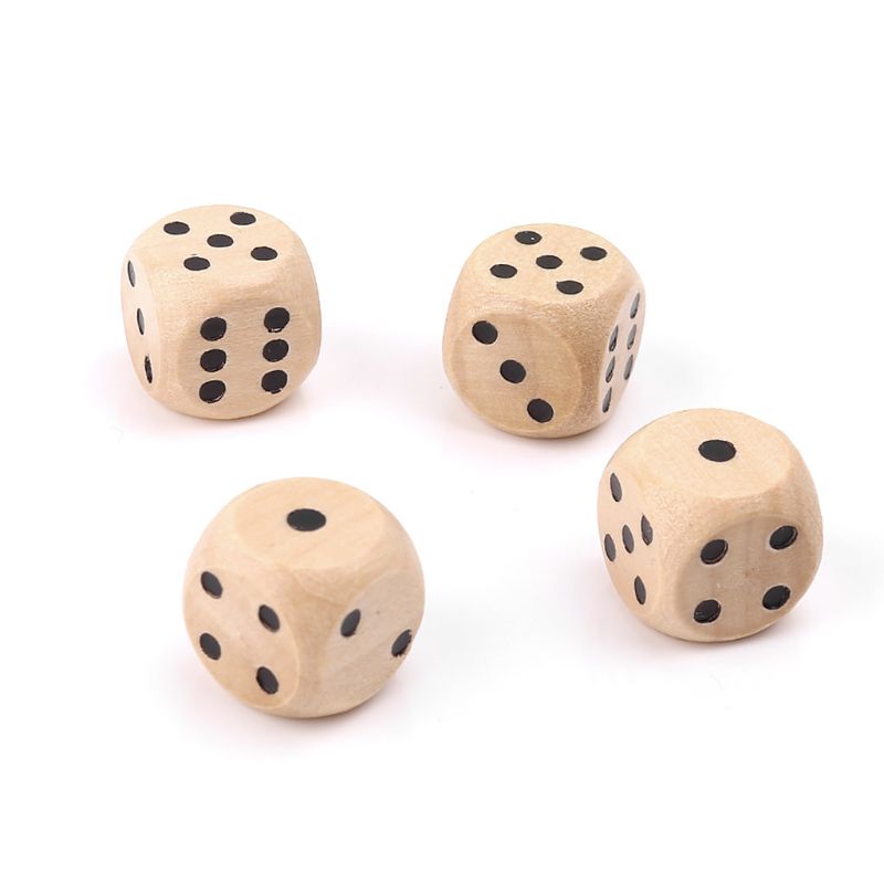10 قطعة النرد الخشبي 6 الوجهين - مراجعة Board Game Digital وسعره