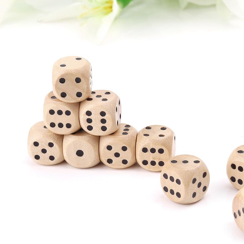 10 قطعة النرد الخشبي 6 الوجهين - مراجعة Board Game Digital وسعره